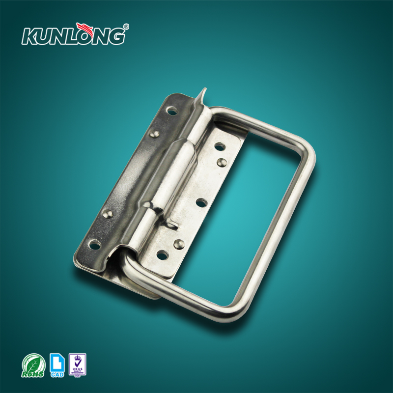 尚坤SK4-123折叠铁拉手 机箱机柜拉手 测量设备拉手 自动回弹拉手