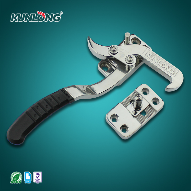 尚坤SK1-602X不锈钢把手|重型密闭门锁|侧门迫紧手柄|检测设备门锁|环境试验箱锁