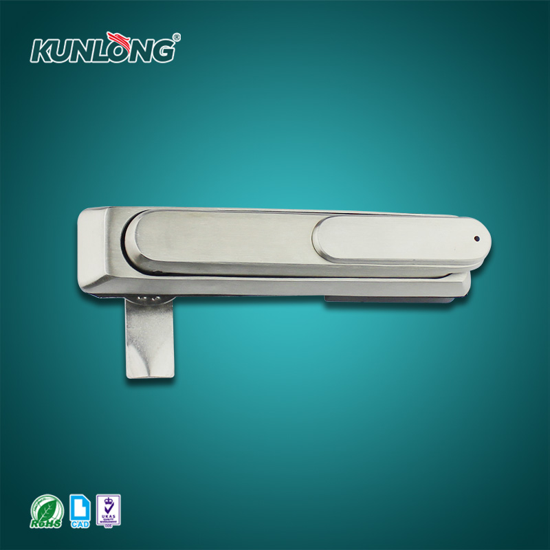 尚坤SK1-007S-1不锈钢机柜锁|连杆天地锁|防尘机柜锁|防水平面手柄|平面三点锁